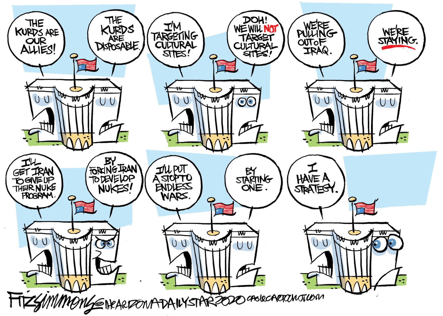 Daily Fitz Cartoon: Strategy